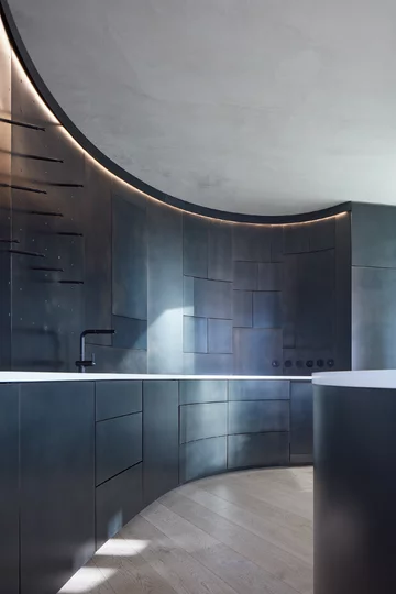 Penthouse z ogrodem na dachu, projekt Petr Janda Linka, Petr Janda