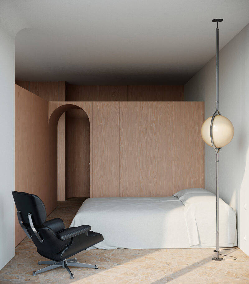 Małe mieszkanie w bloku, projekt Hi Atelier