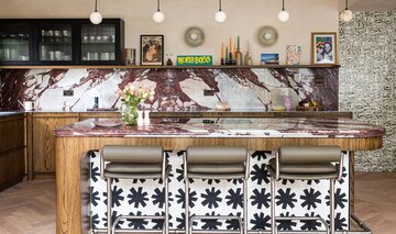 Kuchnia w stylu mid-century 