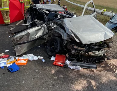 Miniatura: Akcja ratownicza po wypadku na obwodnicy...