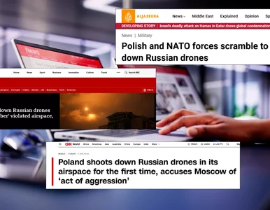 Miniatura: Rosyjskie drony wtargnęły nad Polskę. W...