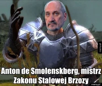 Mem z Antonim Macierewiczem 