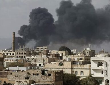 Miniatura: Naloty na stolicę Jemenu. Zbombardowany...