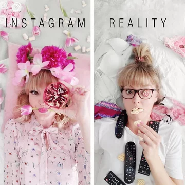 Instagram vs. rzeczywistość 