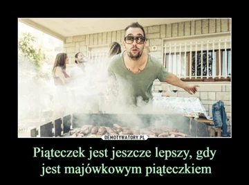 Mem związany z majówką 