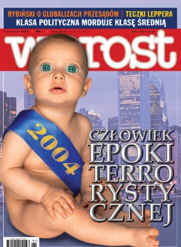 Okładka tygodnika Wprost nr 1/2004 (1101)