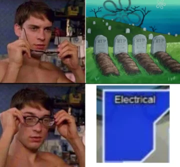 Mem inspirowany grą Among Us 
