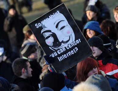 Miniatura: Czesi na ulicach protestują przeciwko ACTA