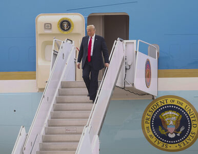 Miniatura: Donald Trump w drodze do Singapuru na...