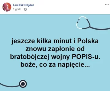 Mem po ogłoszeniu wyników I tury wyborów prezydenckich 