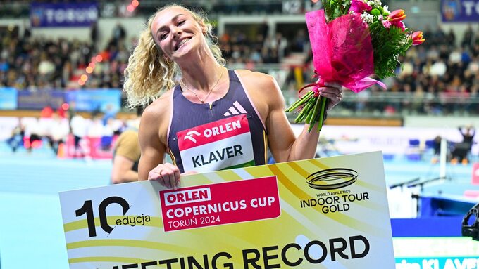 Lieke Klaver ustanowiła nowy rekord mityngu