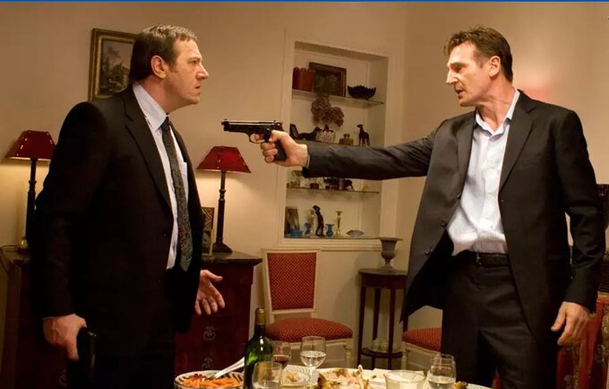 Liam Neeson w filmie „Uprowadzona”