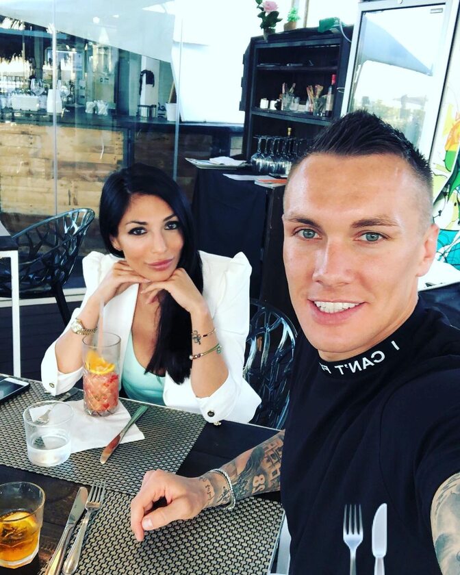 Łukasz Skorupski i Matilde Rossi 