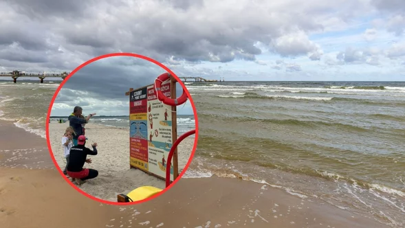 Miniatura: Nad Bałtykiem pojawiły się tabliczki....