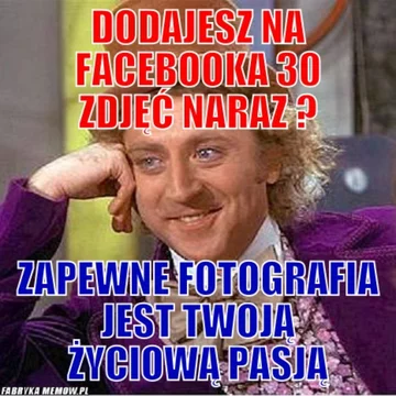 Mem z Willym Wonką 