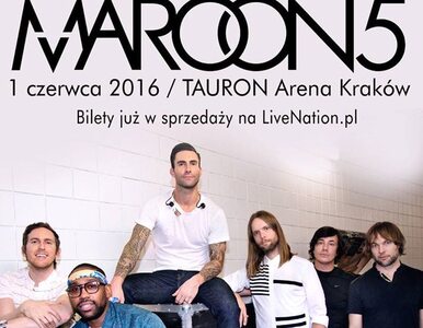 Miniatura: Maroon 5 po raz pierwszy w Polsce