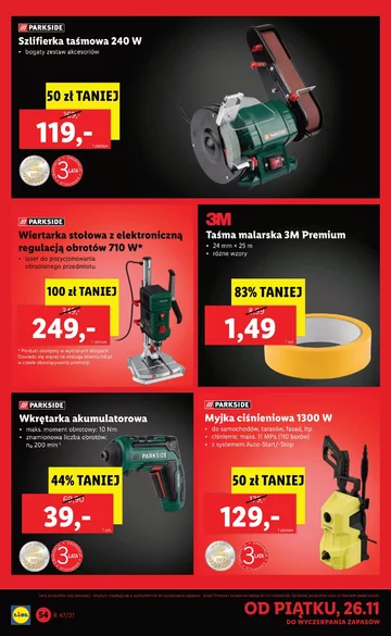 Gazetka Lidla na Black Friday i Black Week 2021 
