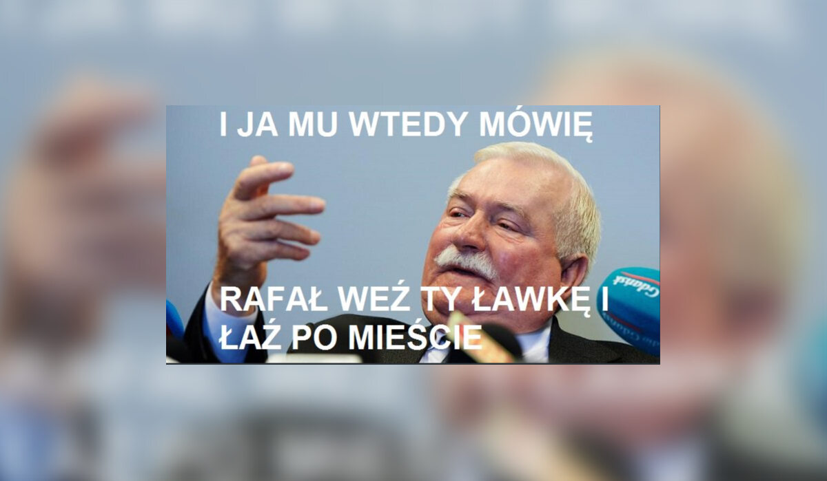 Mem z Rafałem Trzaskowskim 