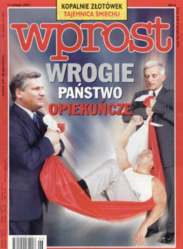 Okładka tygodnika Wprost nr 6/2001 (950)