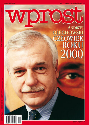 Okładka tygodnika Wprost nr 1/2001 (945)