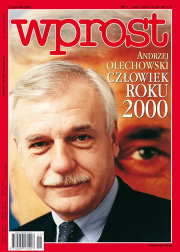 Okładka 1/2001 (945) WPROST Okładka 1/2001 (945) WPROST