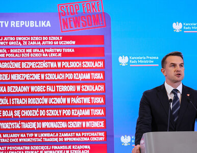 Miniatura: Starcie na konferencji. Rzecznik rządu...