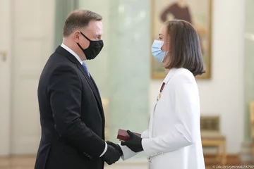 Andrzej Duda odznaczył Igę Świątek Złotym Krzyżem Zasługi 