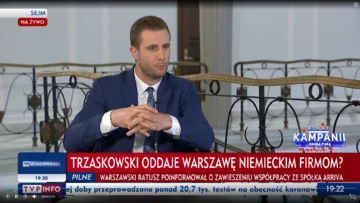 Pasek w TVP Info po kolejnym wypadku autobusu w Warszawie 