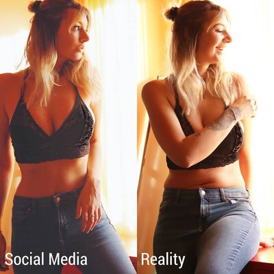 Miniatura: Instagram kontra rzeczywistość. Modelka...