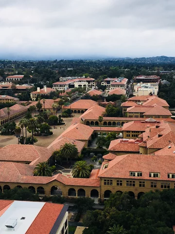 Uniwersytet Stanforda Uniwersytet Stanforda widok z wierzy Hoovera