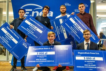 Laureaci konkursu o&nbsp;stypendium Enea S.A. "Moc na&nbsp;start"