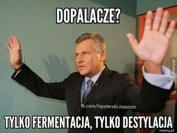 Mem z Aleksandrem Kwaśniewskim 