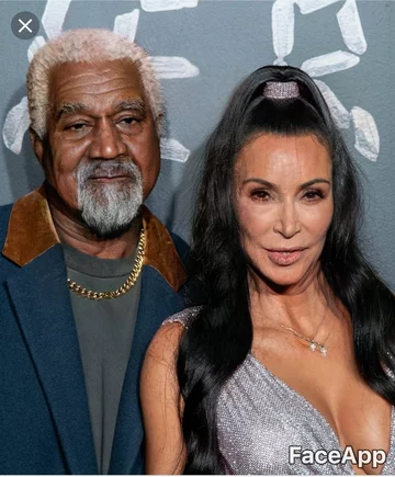 Kanye West i Kim Kardashian postarzeni przez FaceApp 