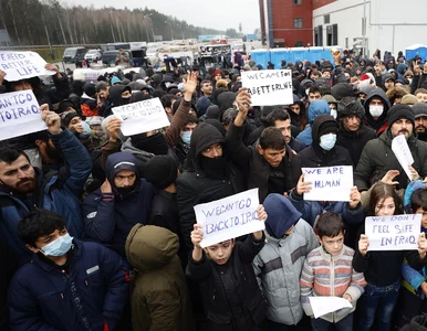 Miniatura: NA ŻYWO: Granica polsko-białoruska....