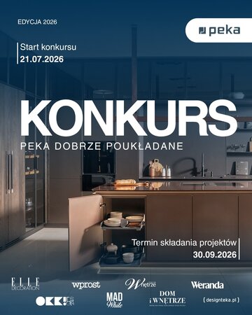 Marka PEKA zaprasza architekt&oacute;w i&nbsp;projektant&oacute;w wnętrz do&nbsp;udziału w&nbsp;konkursie &bdquo;PEKA Dobrze Poukładane&rdquo;, promującym funkcjonalne i&nbsp;przemyślane rozwiązania do&nbsp;kuchni oraz&nbsp;garder&oacute;b