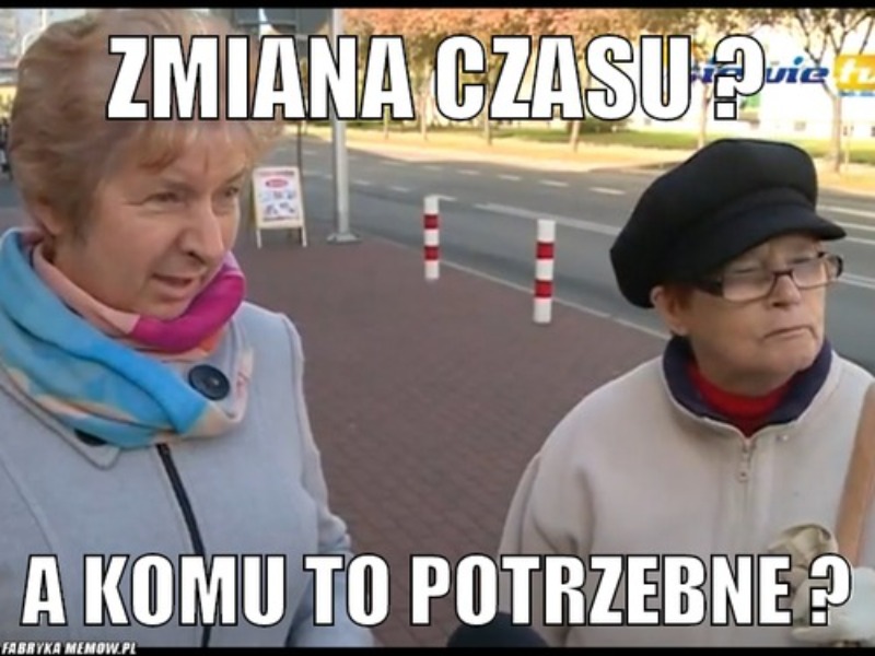 Mem związany ze zmianą czasu 