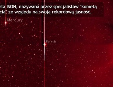 Miniatura: Kometa ISON dziś najbliżej słońca....