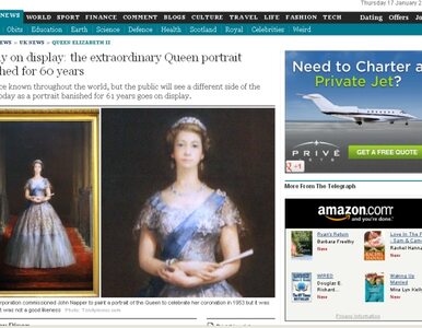 Miniatura: Nie pokazywali portretu Elżbiety II, bo......