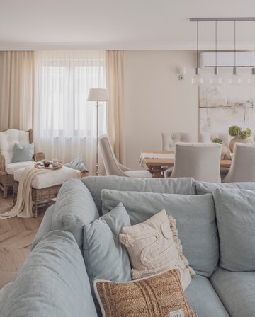 Dom inspirowany stylem Hamptons, projekt Katarzyna Fanajło