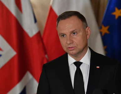 Miniatura: Andrzej Duda na pogrzebie królowej...