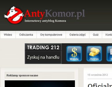 Miniatura: Twórca AntyKomora.pl: na stronie będą nowe...