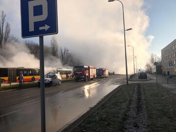 Awaria sieci ciepłowniczej