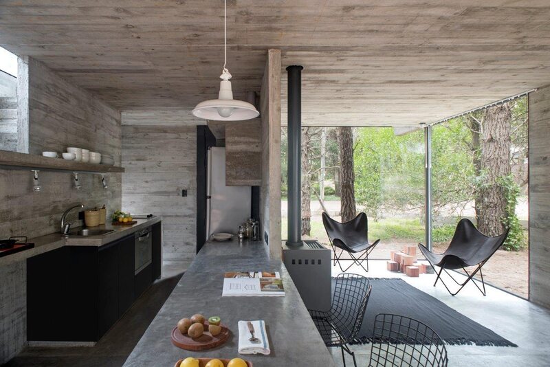H3, betonowy dom letniskowy w Argentynie, proj. Luciano Kruk