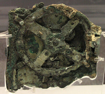 Mechanizm z&nbsp;Antykithiry (największy fragment)
