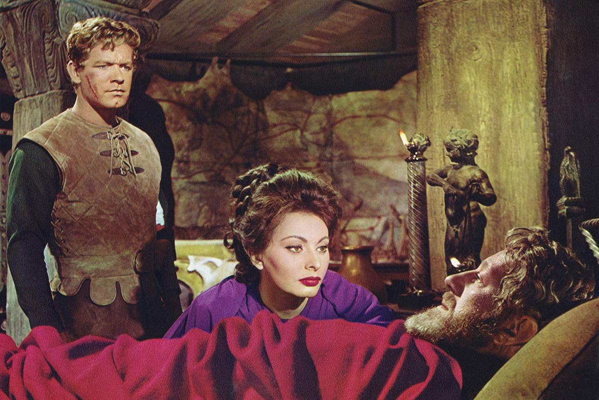 Sophia Loren w filmie „Upadek Cesarstwa Rzymskiego” (1964) 