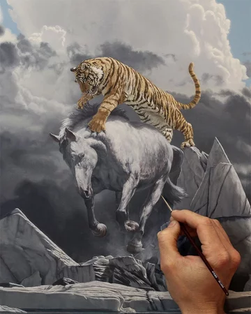 Praca z profilu Joel Rea Artist 