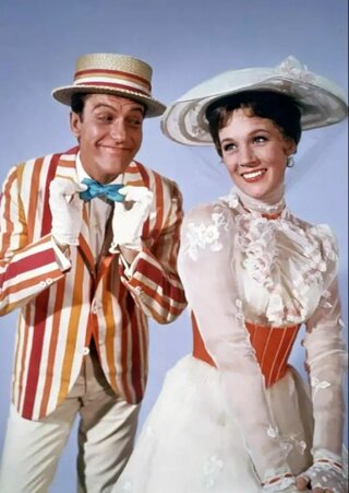Dick Van Dyke w filmie „Mary Poppins” (1964)
