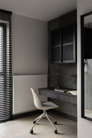 Dwupoziomowy apartament w&nbsp;inwestycji Chronos na&nbsp;warszawskiej Woli, projekt Moderna Design