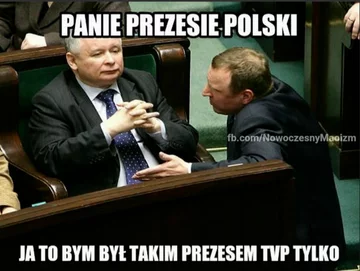 Mem po powrocie Jacka Kurskiego 