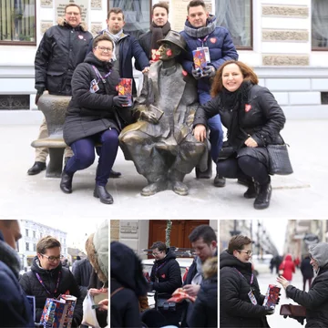 Katarzyna Lubnauer kwestuje na rzecz WOŚP 